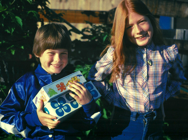 The siblings Meloy: Colin and Maile at home in Helena, Mont., circa 1981.