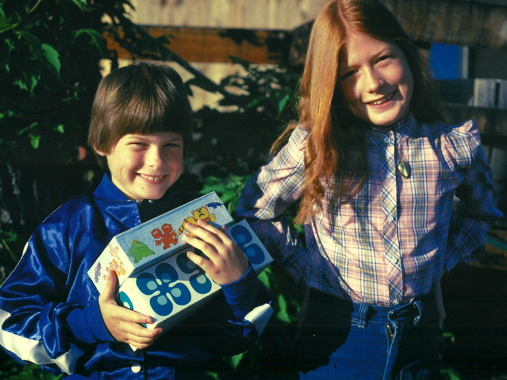 The siblings Meloy: Colin and Maile at home in Helena, Mont., circa 1981.