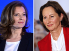 French President Francois Hollande's companion, Valerie Trierweiler (left), has sparked a political uproar in France, with a tweet in support of a candidate running against Segolene Royal (right), Hollande's former partner and the mother of his four children. French President Francois Hollande's companion, Valerie Trierweiler (left), has sparked a political uproar in France, with a tweet in support of a candidate running against Segolene Royal (right), Hollande's former partner and the mother of his four children.