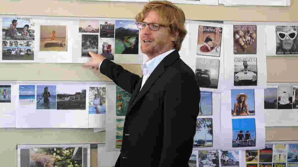 David DiBenedetto, the editor-in-chief of Garden & Gun, holds an editorial meeting in the magazine's Charleston, S.C., offices.