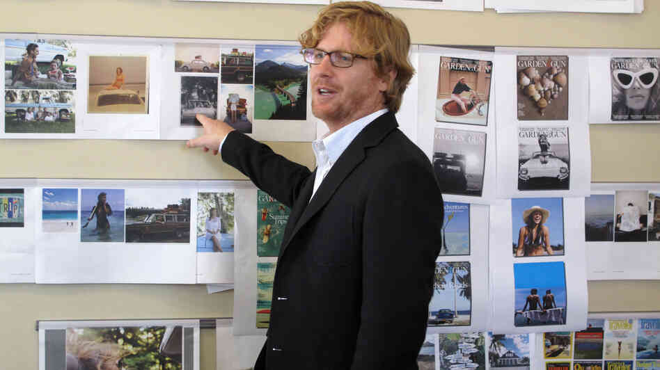 David DiBenedetto, the editor-in-chief of Garden & Gun, holds an editorial meeting in the magazine's Charleston, S.C., offices.