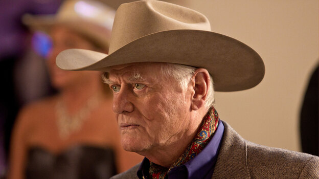 Larry Hagman, as he must, returns to play J.R. Ewing in the rebooted version of Dallas. (TNT)