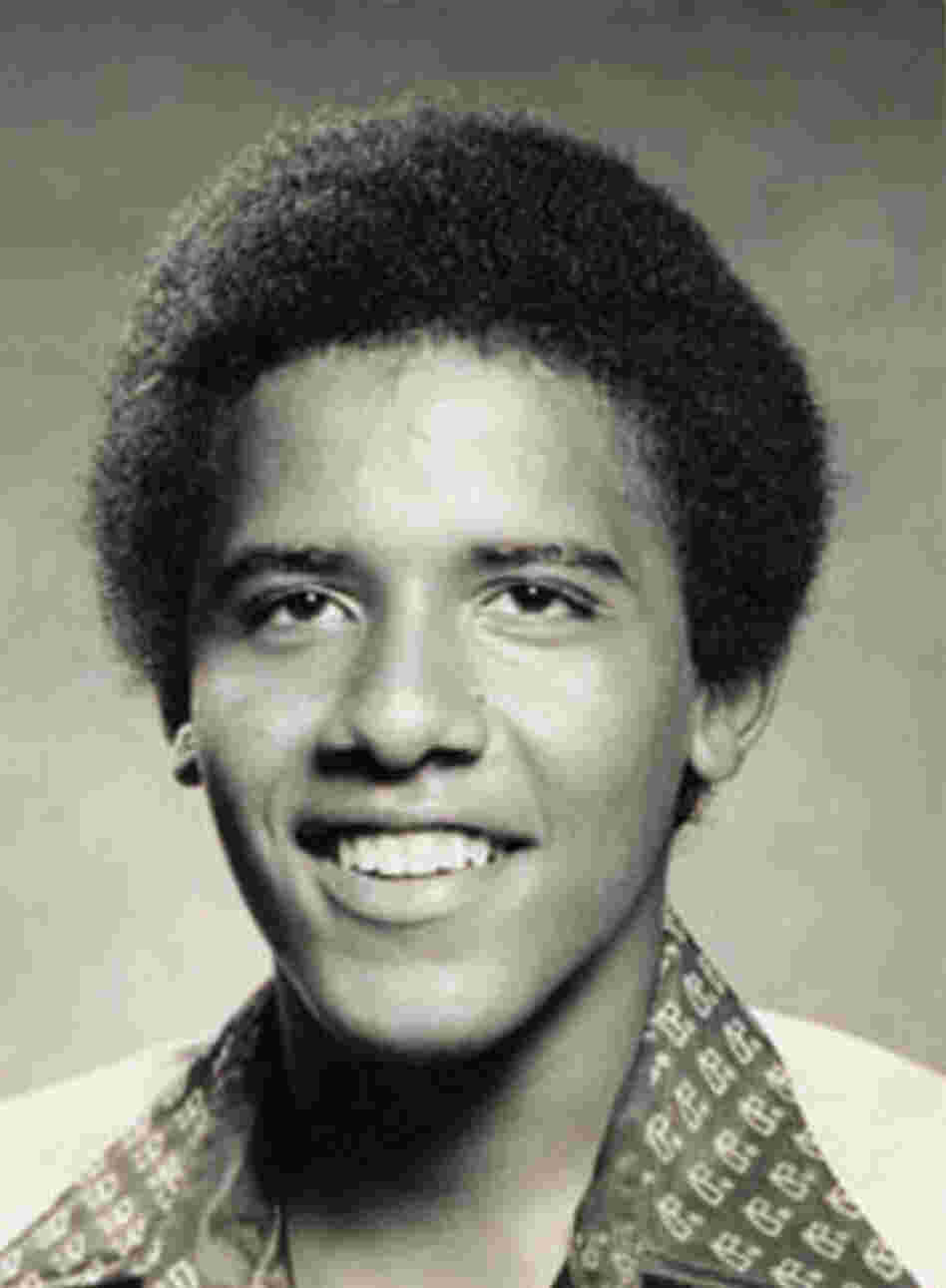 Barack Obama used this photo on his application to Occidental College.