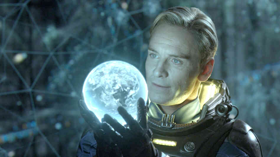 Michael Fassbender plays a replicant in Ridley Scott's Prometheus.