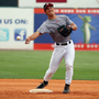 Tyler Saladino, 22, makes a throw from second base during warm-ups with the AA Birmingham Barons. Tyler Saladino, 22, makes a throw from second base during warm-ups with the AA Birmingham Barons.