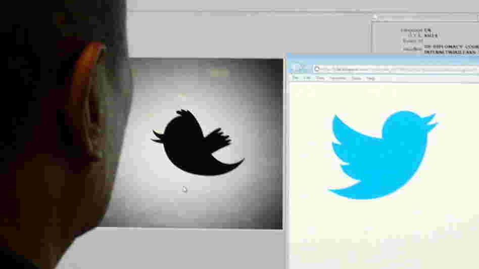 Twitter unveiled an updated logo (right) on June 6 as the trademark symbol for the fast-growing company.