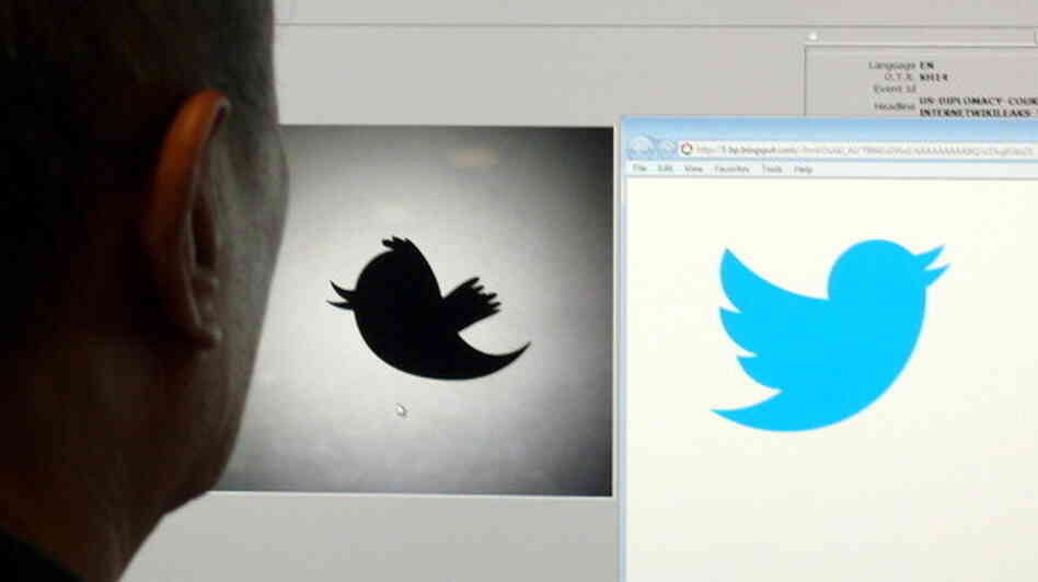 Twitter unveiled an updated logo (right) on June 6 as the trademark symbol for the fast-growing company.