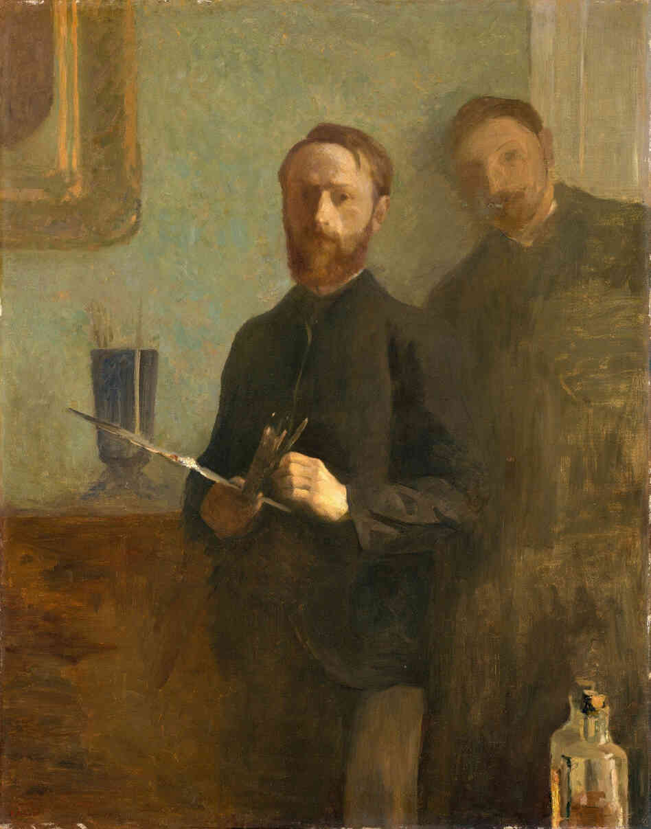 Self-Portrait with Waroquy, 1889, oil on canvas