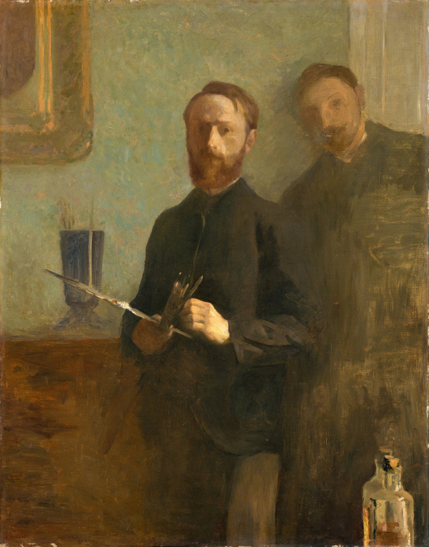 Self-Portrait with Waroquy, 1889, oil on canvas