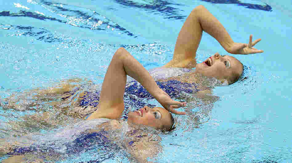Mary Killman and Mariya Koroleva of the U.S. compete in the Olympic qualifiers in April in London. They'll compete together in the Olympics this summer. Mary Killman and Mariya Koroleva of the U.S. compete in the Olympic qualifiers in April in London. They'll compete together in the Olympics this summer.