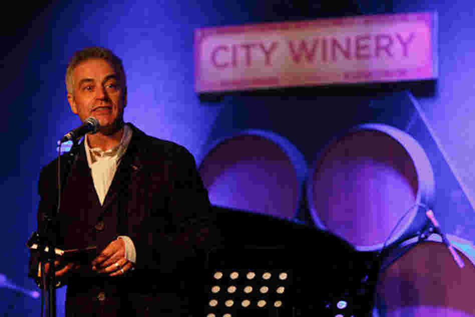 Host John Wesley Harding on the Cabinet of Wonders at City Winery in Brooklyn, NY. Host John Wesley Harding on the Cabinet of Wonders at City Winery in Brooklyn, NY.