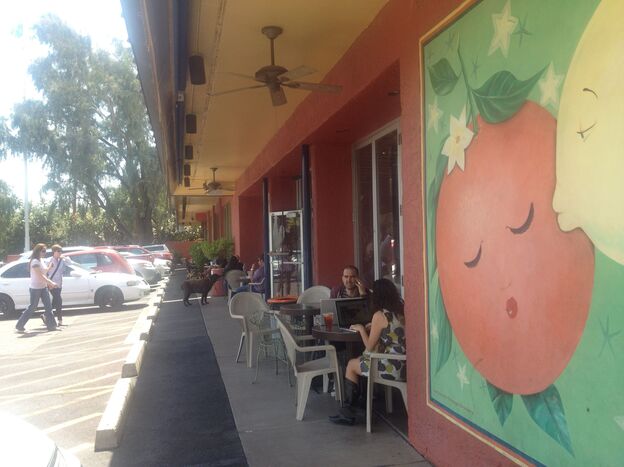 This neighborhood grocer and café in Phoenix was once a strip mall.