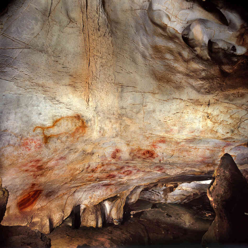 A general view of the Cave of El Castillo in Spain. Archaeologists say they can't be 100 percent sure the paintings were drawn by Neanderthals, but there's a "strong probability."