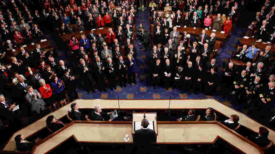 President Obama addresses a joint session of Congress while delivering his State of the Union speech in 2011. During his first two years in office, Obama used big Democratic majorities in Congress to muscle through major legislation, but since the 2010 midterm elections, he's increasingly been stymied by a wall of GOP opposition. President Obama addresses a joint session of Congress while delivering his State of the Union speech in 2011. During his first two years in office, Obama used big Democratic majorities in Congress to muscle through major legislation, but since the 2010 midterm elections, he's increasingly been stymied by a wall of GOP opposition.