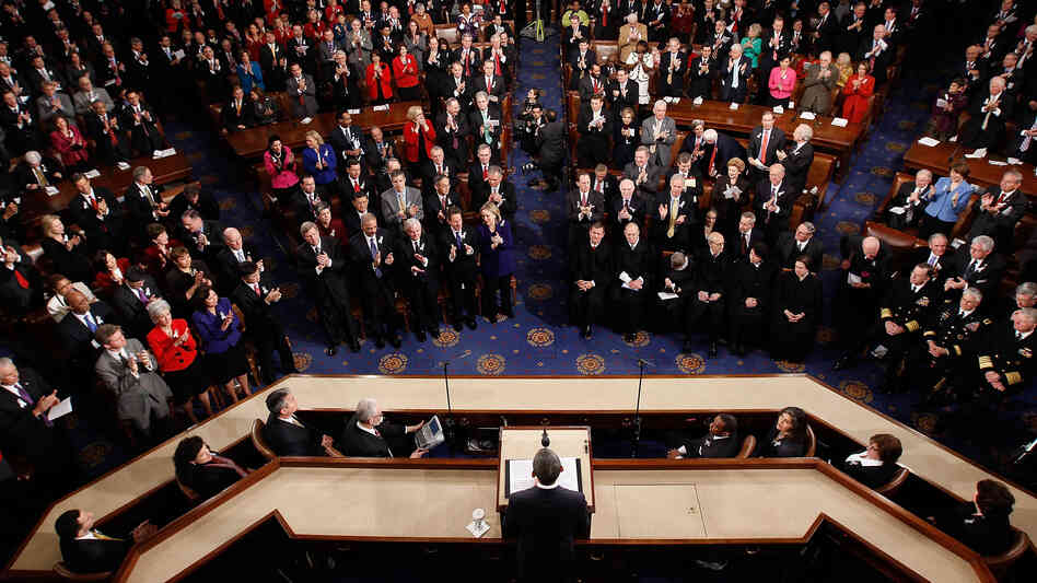 President Obama addresses a joint session of Congress while delivering his State of the Union speech in 2011. During his first two years in office, Obama used big Democratic majorities in Congress to muscle through major legislation, but since the 2010 midterm elections, he's increasingly been stymied by a wall of GOP opposition. President Obama addresses a joint session of Congress while delivering his State of the Union speech in 2011. During his first two years in office, Obama used big Democratic majorities in Congress to muscle through major legislation, but since the 2010 midterm elections, he's increasingly been stymied by a wall of GOP opposition.