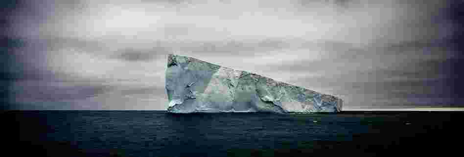 Giant Non-Tabular (wedge) Iceberg, Weddell Sea, Antarctica, 2005