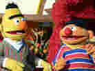 Sesame Street's Bert and Ernie in the 2005 Tournament of Roses Parade. They even look like a clash between Order and Chaos, don't they?