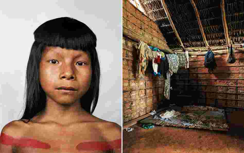 Ahkohxet is 8 years old and a member of the Kraho tribe, which lives in the basin of the Amazon River, in Brazil. There are only 1,900 members of the tribe. The Kraho people believe that the sun and moon were creators of the universe, and they engage in rituals that are many centuries old.