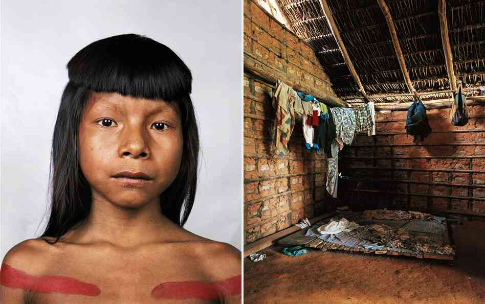 Ahkohxet is 8 years old and a member of the Kraho tribe, which lives in the basin of the Amazon River, in Brazil. There are only 1,900 members of the tribe. The Kraho people believe that the sun and moon were creators of the universe, and they engage in rituals that are many centuries old.