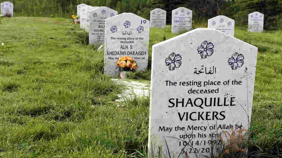 At the Garden of Peace cemetery in Flint, Mich., Muslims are buried in accordance with traditional Islamic burial rites. At the Garden of Peace cemetery in Flint, Mich., Muslims are buried in accordance with traditional Islamic burial rites.