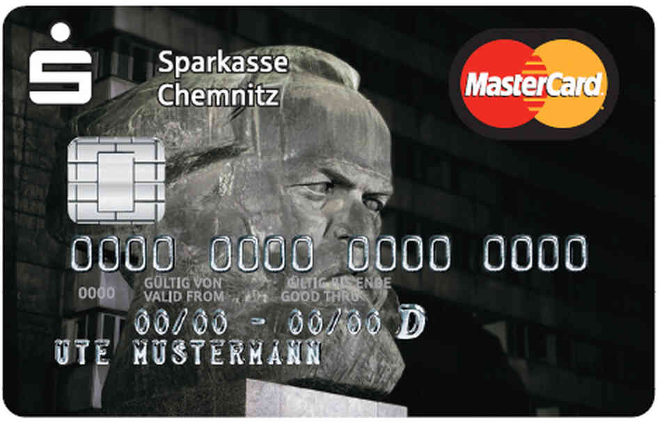 The Karl Marx credit card. The Karl Marx credit card.