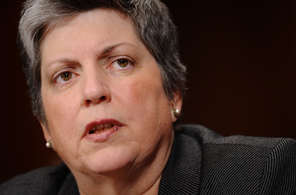 Homeland Security Secretary Janet Napolitano.