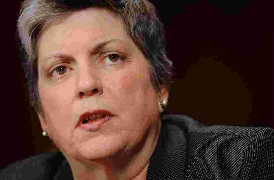 Homeland Security Secretary Janet Napolitano.