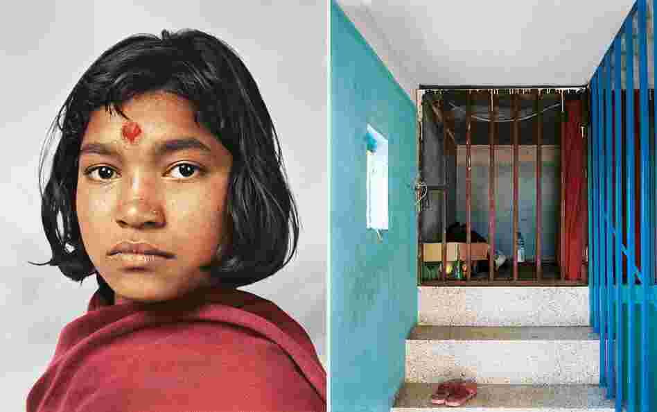 Prena lives in Kathmandu. Her room is a tiny, cell-like space at the top of the house where she is employed as a domestic worker. Her diet is mainly rice and vegetables. She is 14 years old and one of thousands of child domestic workers in the country.