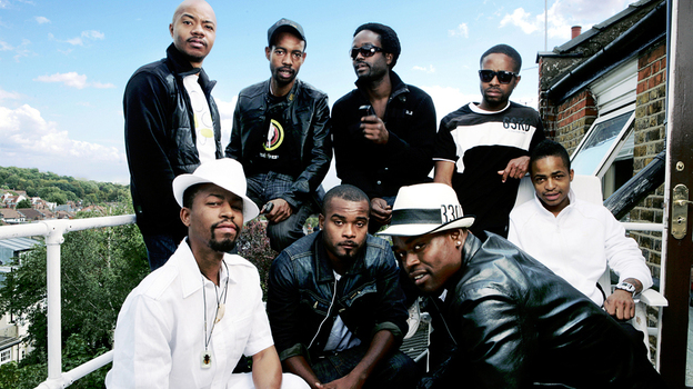 The Hypnotic Brass Ensemble features eight of trumpeter Kelan Phil Cohran's sons.