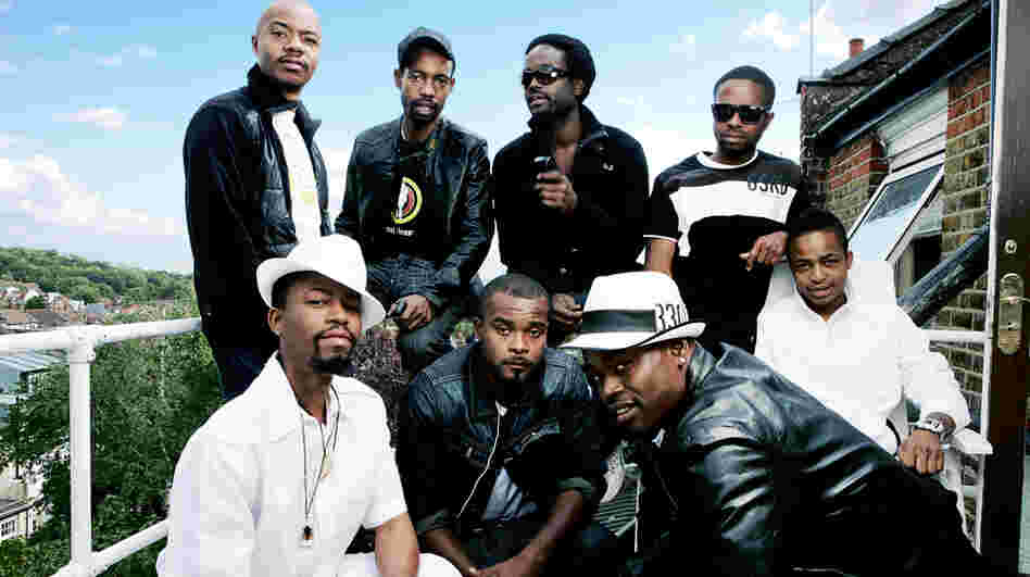 The Hypnotic Brass Ensemble features eight of trumpeter Kelan Phil Cohran's sons.