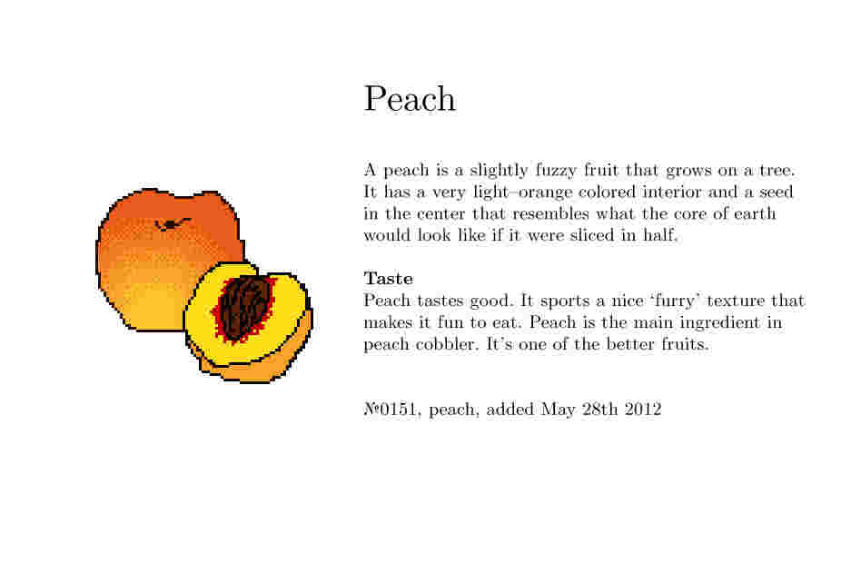 №0151, peach