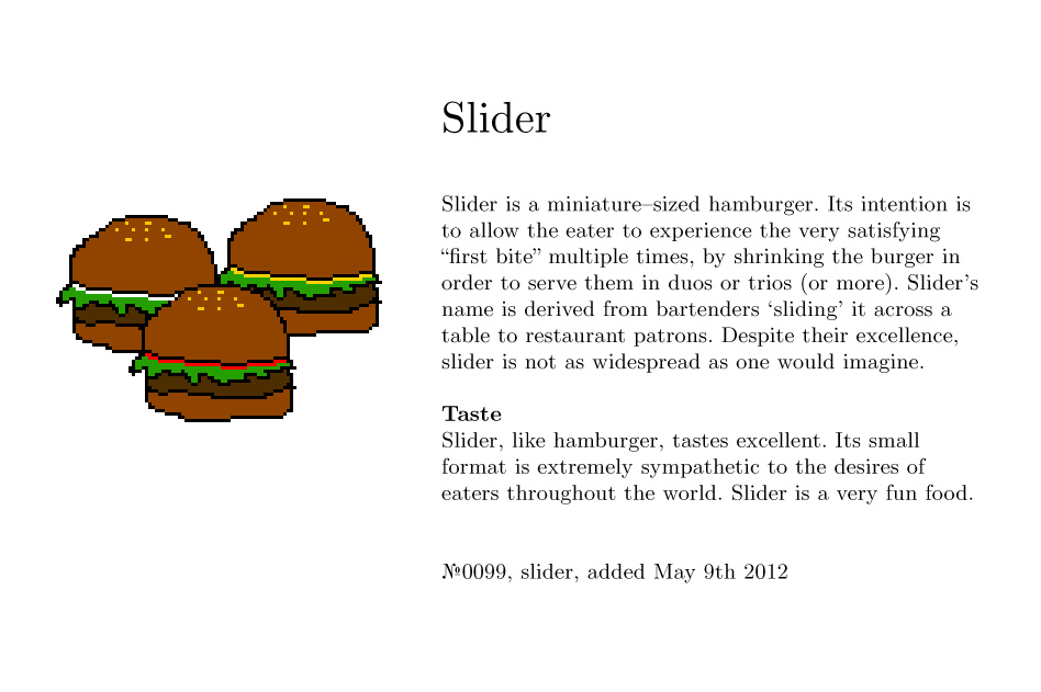 No0099, slider