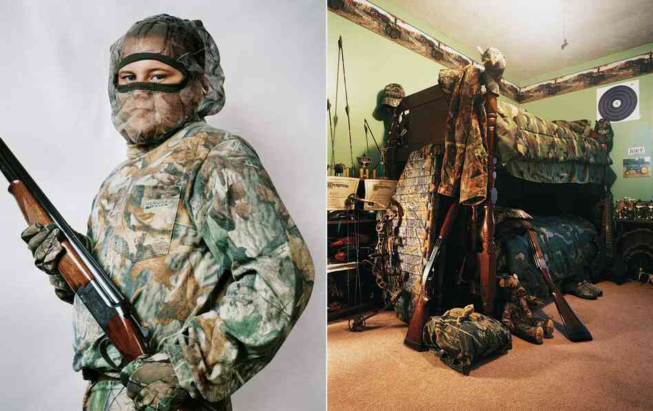 Joey, 11, lives in Kentucky with his parents and older sister. He regularly accompanies his father on hunts. He owns two shotguns and a crossbow and got his first kill — a deer — at the age of 7.