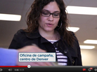 Daniella Urbina, a field organizer for President Obama in Denver, appears in a Spanish-language campaign ad. Daniella Urbina, a field organizer for President Obama in Denver, appears in a Spanish-language campaign ad.