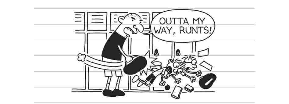 "Let me just say for the record that I think middle school is the dumbest idea ever invented," laments Wimpy Kid protagonist Greg Heffley. "You got kids like me who haven't hit their growth spurt yet mixed in with gorillas who need to shave twice a day." Click Here To Read An Excerpt From Diary Of A Wimpy Kid "Let me just say for the record that I think middle school is the dumbest idea ever invented," laments Wimpy Kid protagonist Greg Heffley. "You got kids like me who haven't hit their growth spurt yet mixed in with gorillas who need to shave twice a day." Click Here To Read An Excerpt From Diary Of A Wimpy Kid