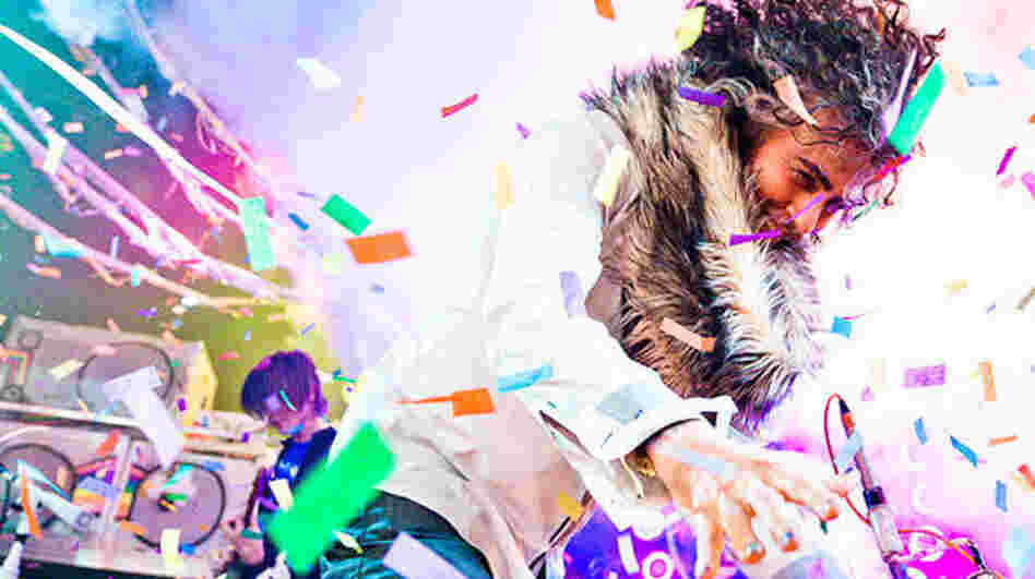 Wayne Coyne of The Flaming Lips performs at the 2012 Noise Pop Festival in San Francisco.