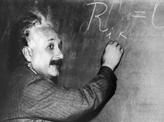 PRINCETON, UNITED STATES: (FILES) Undated portrait taken in Princeton of German-born Swiss-US physicist Albert Einstein (1879-1955),