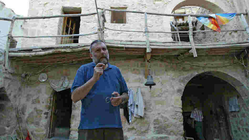The Italian Jesuit priest Paolo Dall'Oglio, shown here at the Syrian Maronite monastery of Deir Mar Musa in 2007, lived in Syria for 30 years before he was expelled Saturday. Dall'Oglio has spoken out in support of protesters who oppose President Bashar Assad. The Italian Jesuit priest Paolo Dall'Oglio, shown here at the Syrian Maronite monastery of Deir Mar Musa in 2007, lived in Syria for 30 years before he was expelled Saturday. Dall'Oglio has spoken out in support of protesters who oppose President Bashar Assad.