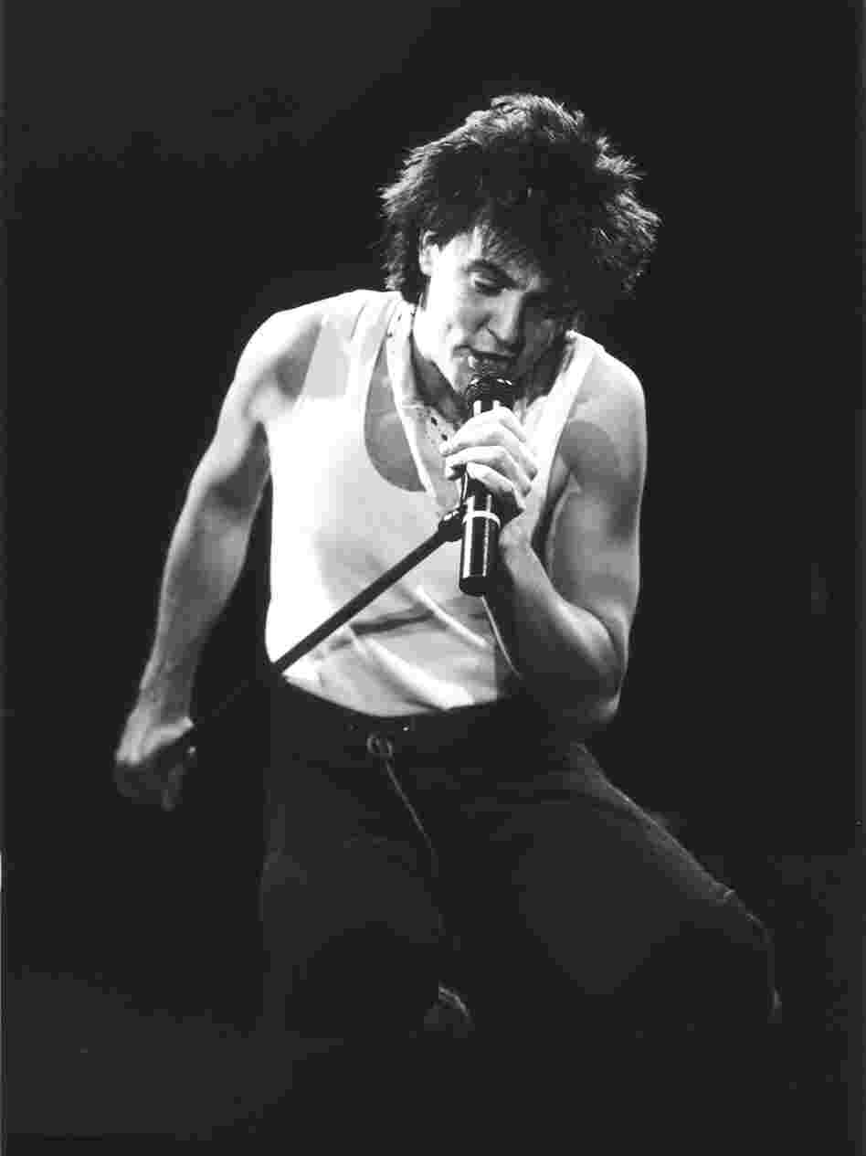 Paul Young onstage in London, 1983.