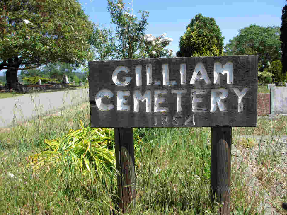 The Gilliam Cemetery, near Sebastopol, Calif., received its first grave in 1852. Many of its older headstones have disappeared over the years.