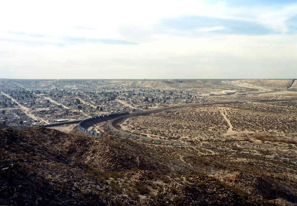 Train from Cristo Rey, Sunland Park, N.M., 2010