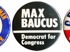 Buttons from 4 of the 5 original members of the Class of '74 who still serve in Congress. (Will someone please tell Henry Waxman to make a button?) Buttons from 4 of the 5 original members of the Class of '74 who still serve in Congress. (Will someone please tell Henry Waxman to make a button?)
