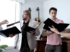 New York Polyphony perform Renaissance songs for an In Practice recording session. New York Polyphony perform Renaissance songs for an In Practice recording session.