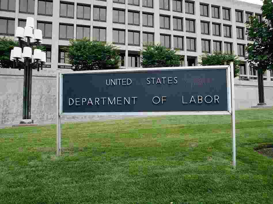 WASHINGTON - AUGUST 15: The exterior of the U.S. Department of Labor is seen August 15, 2006 in Washington, DC. WASHINGTON - AUGUST 15: The exterior of the U.S. Department of Labor is seen August 15, 2006 in Washington, DC.
