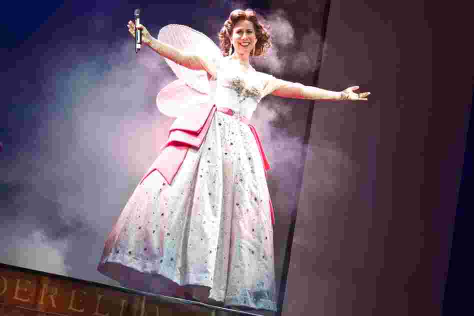 Miriam Shor, late of TV's recently cancelled GCB, played the fairy godmother at this year's Broadway Bares charity strip-a-thon. We are sorry, but this is more or less the only photo we can show you from the event.