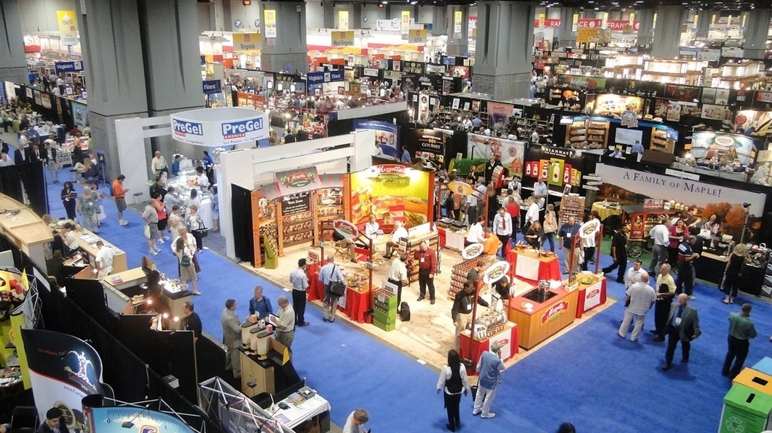 The Fancy Food Show floor in 2011.