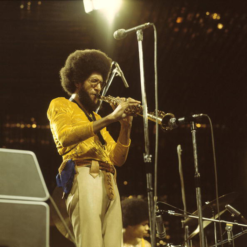 Gary Bartz performs at the 1973 Montreux Jazz Festival. The saxophonist is often cited as a messenger of black empowerment in music.