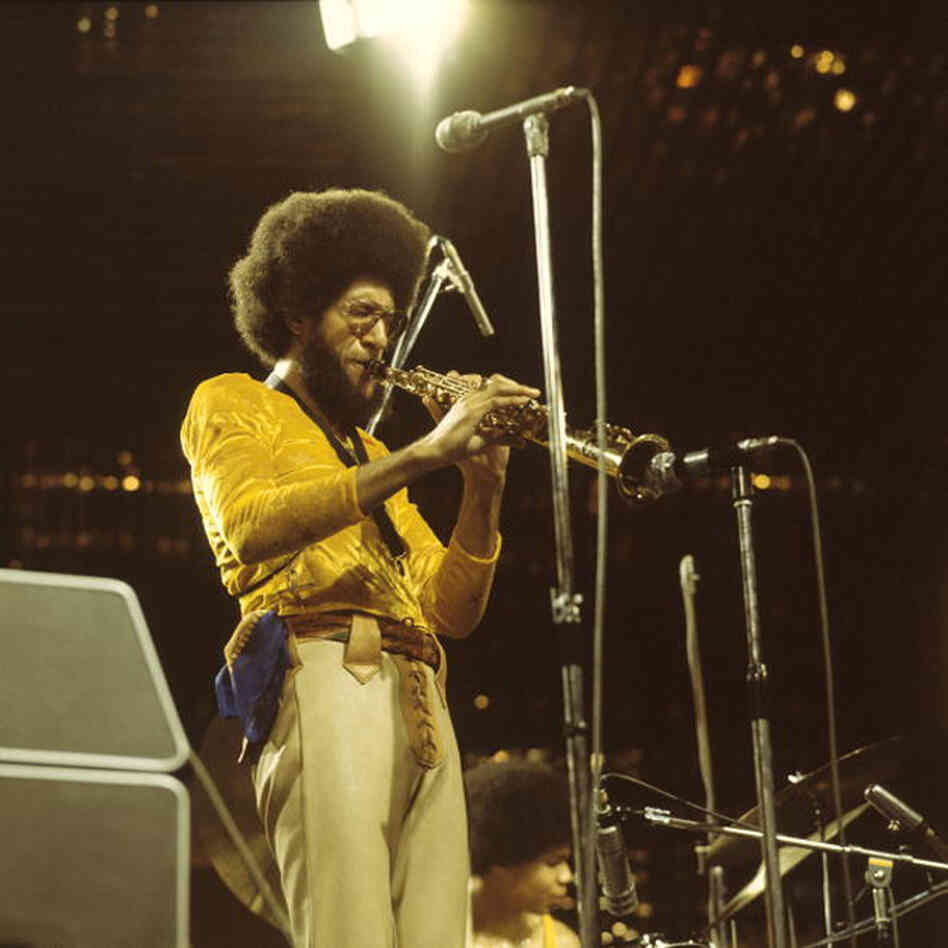 Gary Bartz performs at the 1973 Montreux Jazz Festival. The saxophonist is often cited as a messenger of black empowerment in music.
