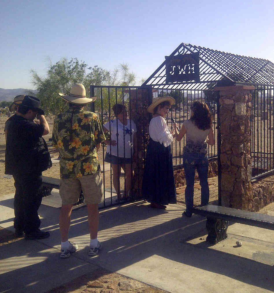 The grave of John Wesley Hardin draws many visitors and historians to Concordia.