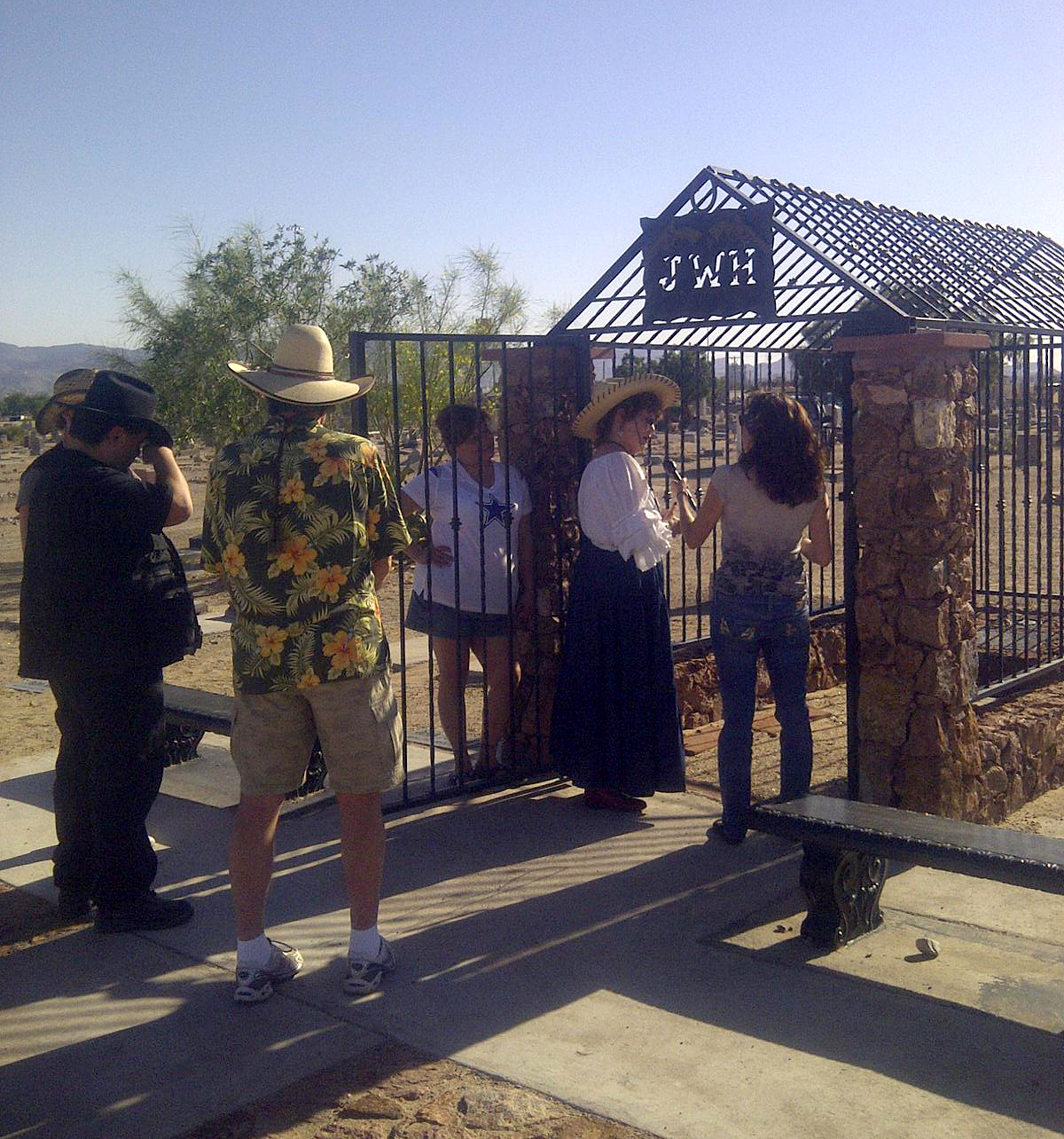 The grave of John Wesley Hardin draws many visitors and historians to Concordia.